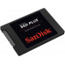 Твердотельный диск 240GB SanDisk Plus, 2,5", SATA III [R/W - 520/350 MB/s] Marvell